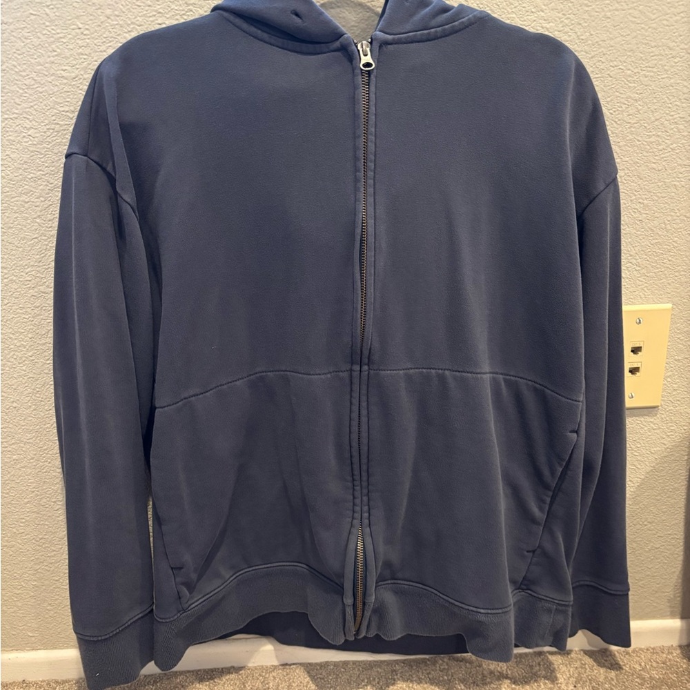Muji Blue Zip up